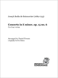 Concerto in E minor, op. 15 no. 6 P.O.D. cover Thumbnail